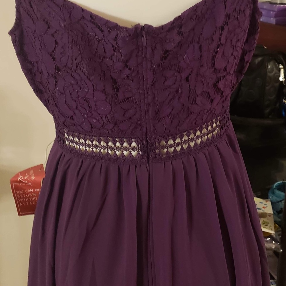 Truth & Fable Lace Trim Maxi Dress, Size M - Picture 5 of 9